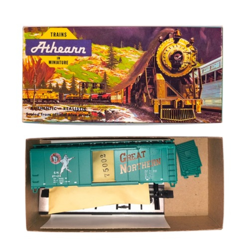 Athearn HO Scale 1223 Great Northern 40' Box Car GN 27024 Unbuilt Kit